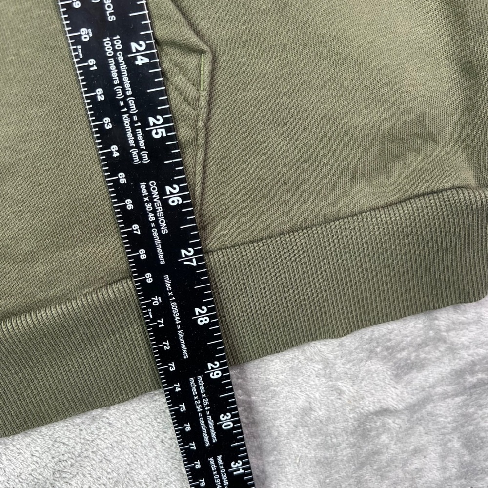 Under Armour Freedom Rival Hoodie Mens XL Green Fleece American Flag Graphic - Picture 7 of 12